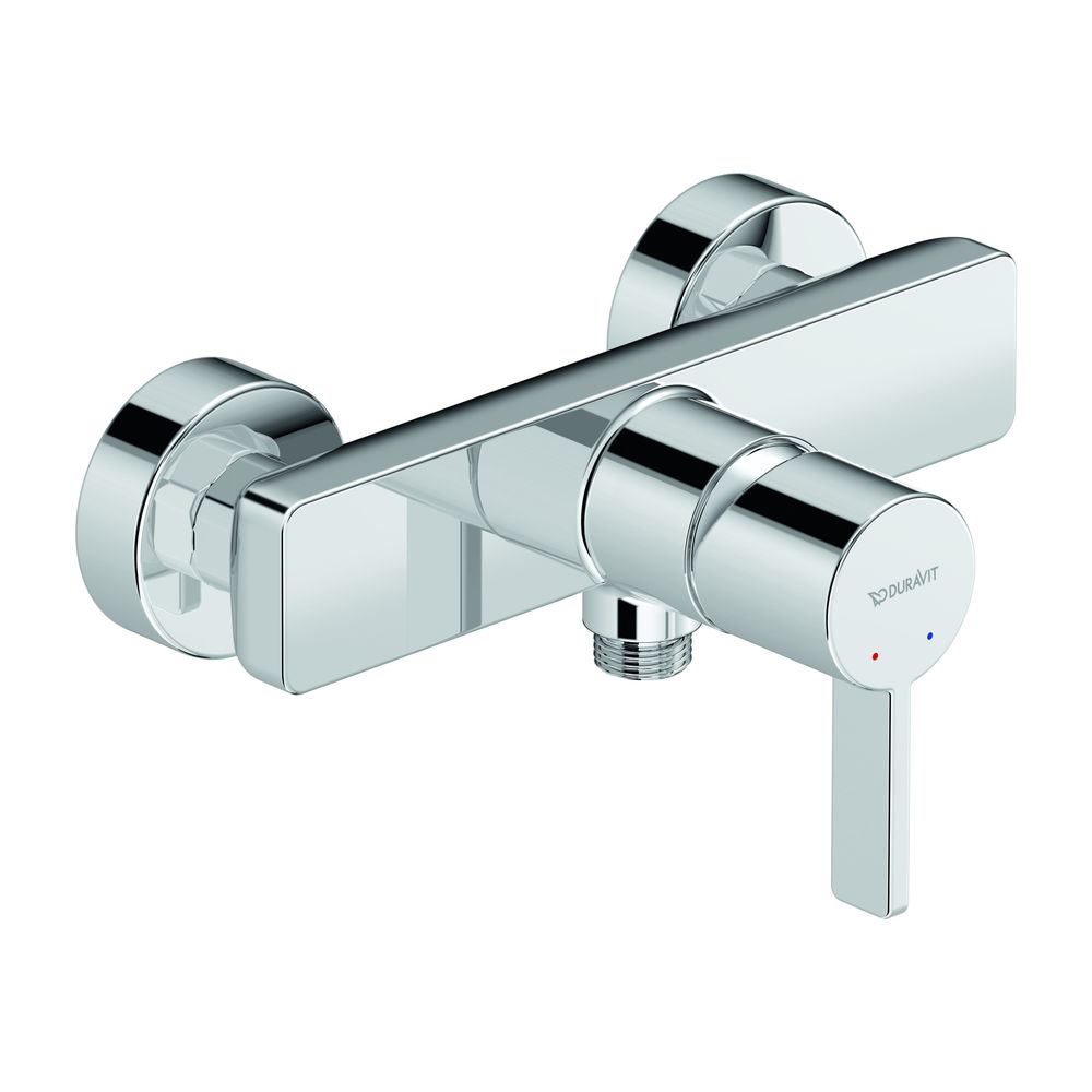 Duravit D-Neo Einhebel-Brausemischer Aufputz, Chrom, 18,5l/min, S-Anschlüsse, 1/2... DURAVIT-DE4230000010 8000177305054 (Abb. 2)