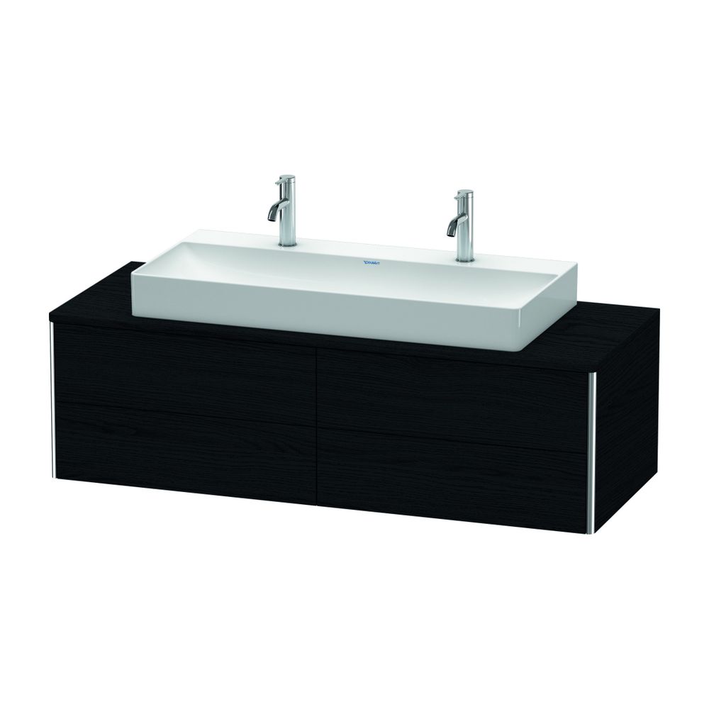 Duravit XSquare Konsolenwaschtischunterbau wandhäng. 548x1400x400mm Eiche Mattschw... DURAVIT-XS4915M1616 4063382138316 (Abb. 1)