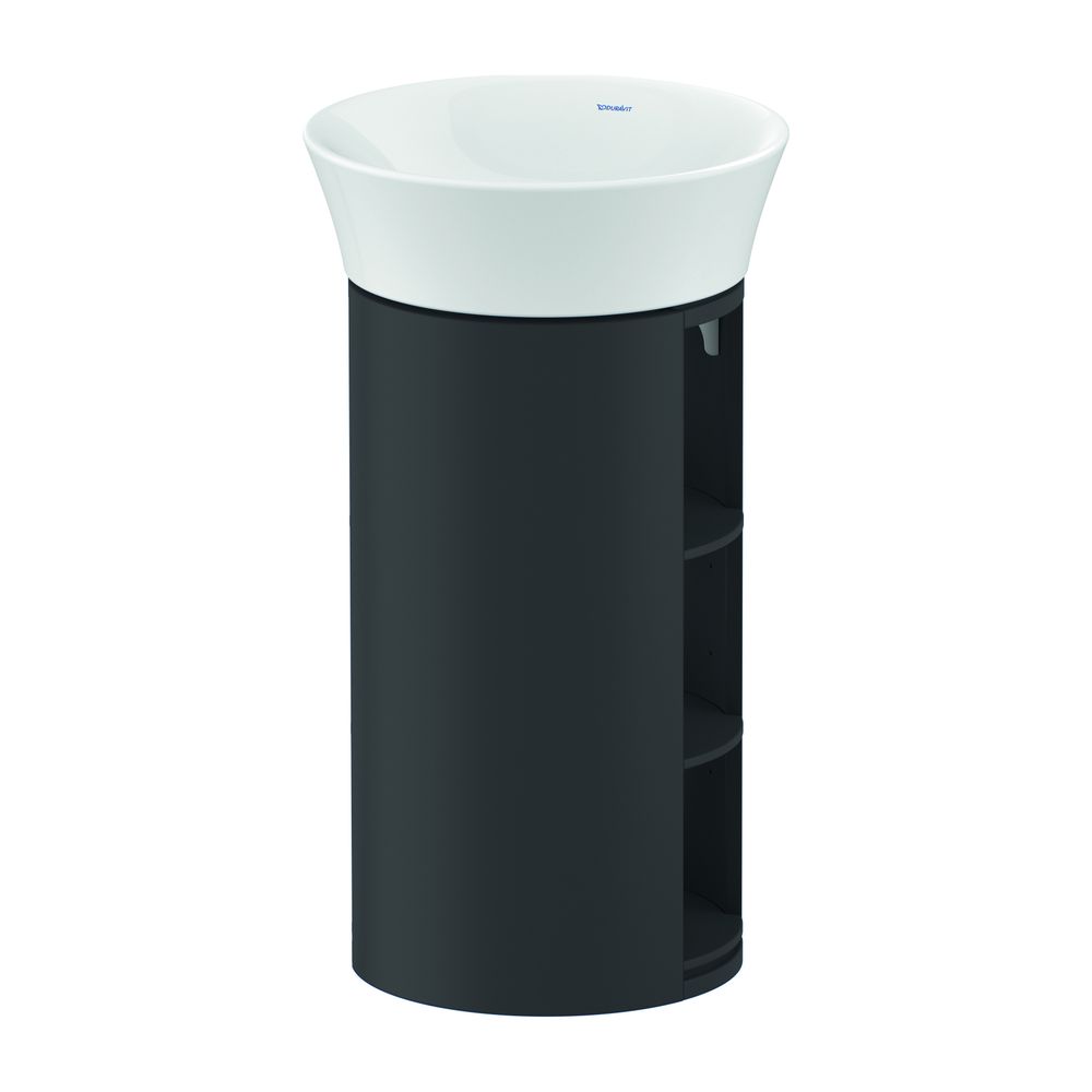 Duravit White Tulip Waschtischunterbau bodenstehend 410x410x750mm, Graphit Seidenm... DURAVIT-WT423905858 4063382115294 (Abb. 1)