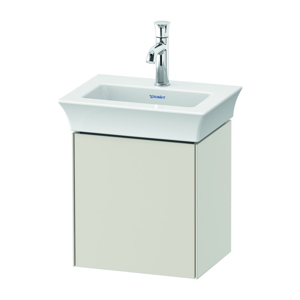 Duravit White Tulip Waschtischunterbau wandhäng. 298x384x410mm L, Nordic Weiß Seid... DURAVIT-WT4240L3939 4063382111685 (Abb. 1)