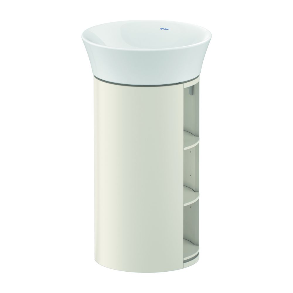 Duravit White Tulip Waschtischunterbau bodenstehend 410x410x750mm, Nordic Weiß Sei... DURAVIT-WT423903939 4063382115287 (Abb. 1)