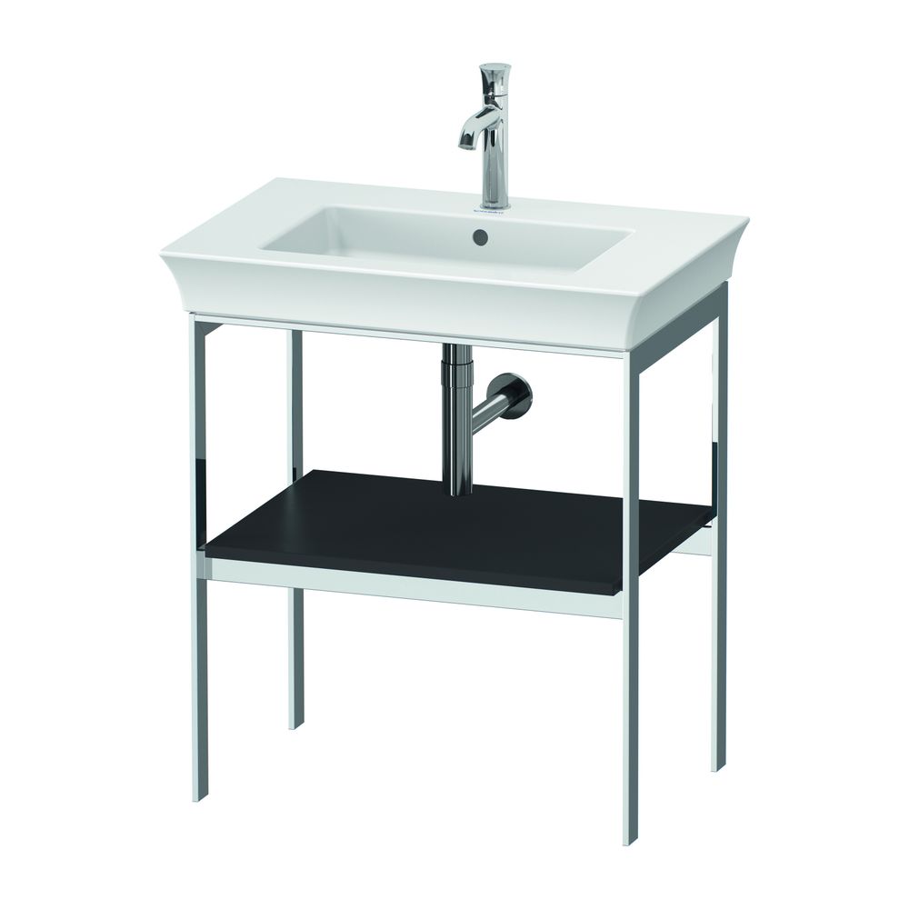 Duravit White Tulip Metallkonsole 450x684x760mm, Graphit Seidenmatt, 1 Ablagefläch... DURAVIT-WT454005858 4063382125927 (Abb. 1)