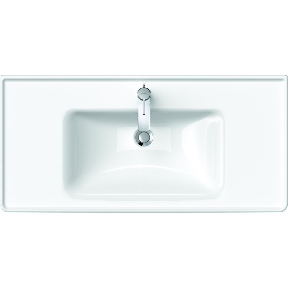 Duravit D-Neo Waschtisch 480x1005x160mm wandhäng., Weiß Hochglanz, Rechteckig, 1 Wa... DURAVIT-2367100000 4063382016096 (Abb. 7)
