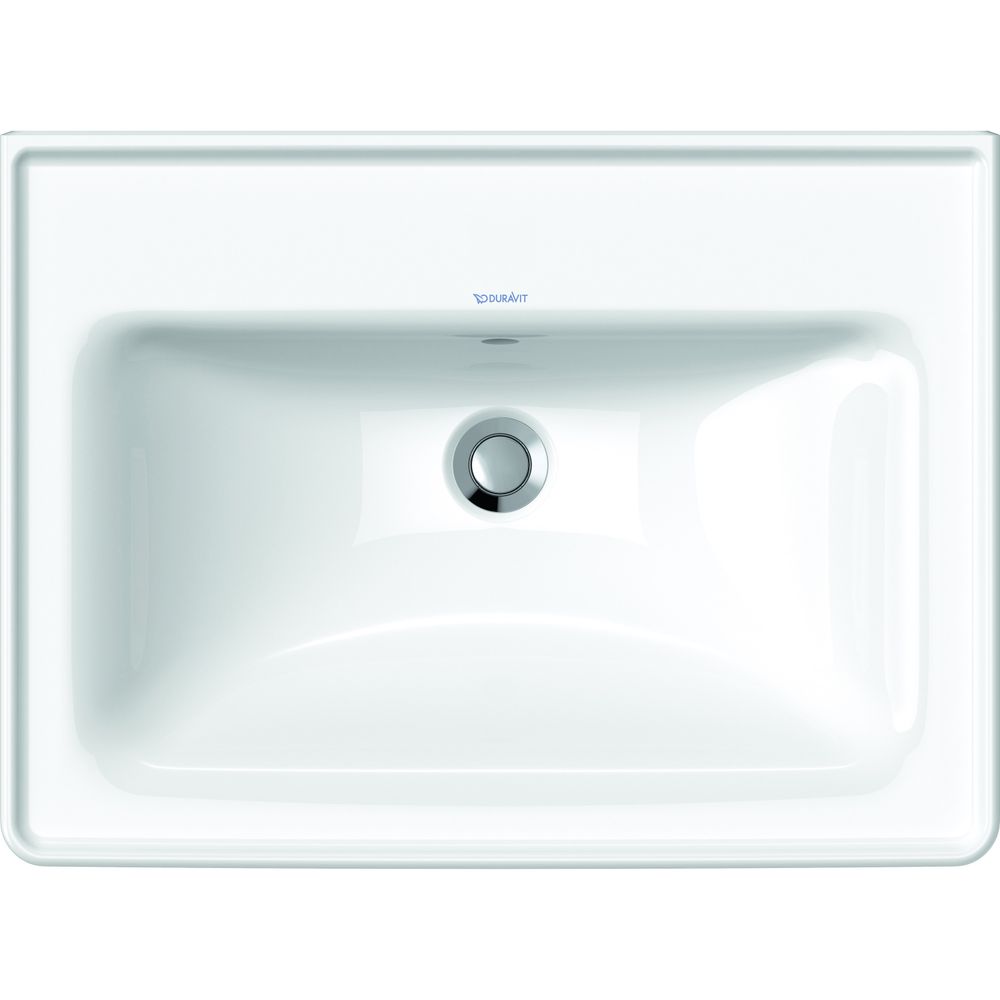 Duravit D-Neo Waschtisch 480x650x160mm, Weiß Hochglanz, Rechteckig, 1 Waschplatz mi... DURAVIT-2367650060 4063382015662 (Abb. 3)
