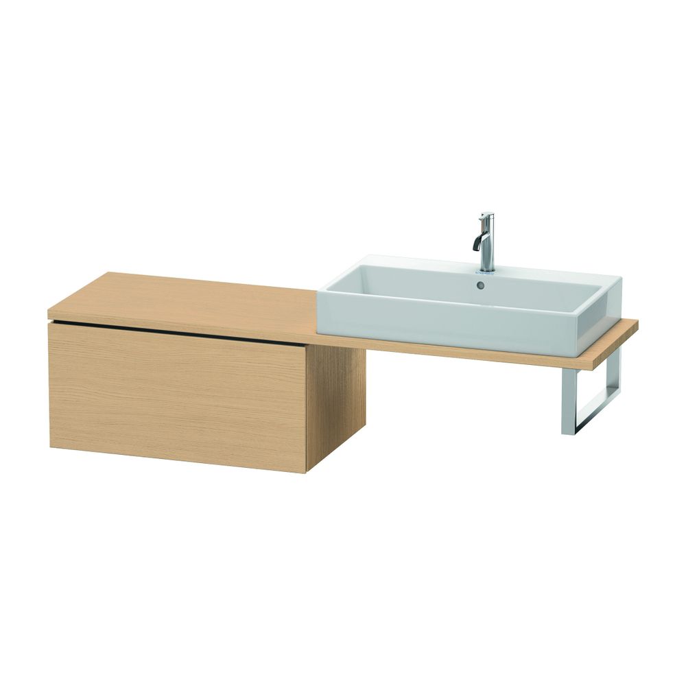 Duravit L-Cube Unterschrank für Konsole Dekor, 547x820x400mm, Natur Eiche Matt, 1 ... DURAVIT-LC583403030 4063382089854 (Abb. 1)