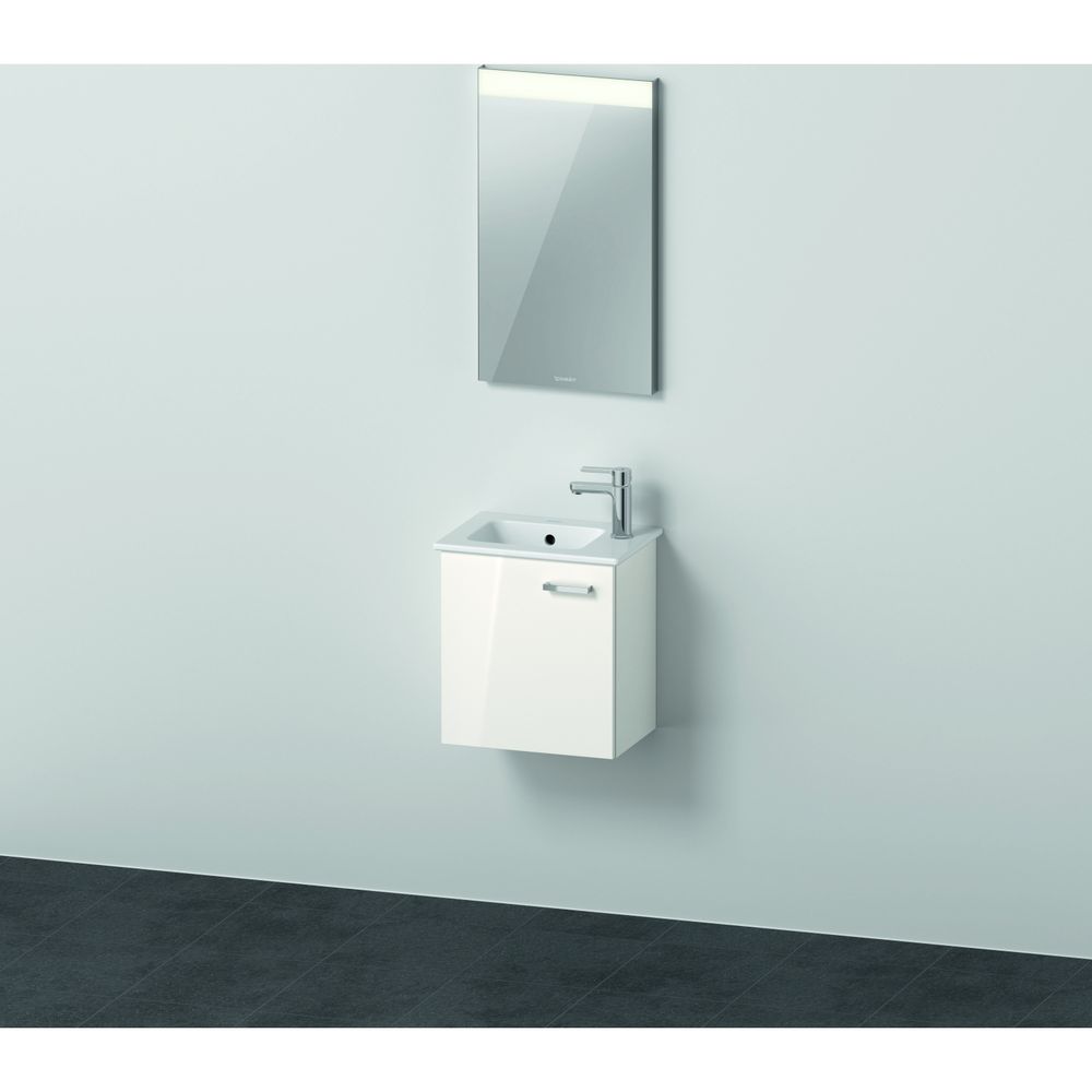 Duravit XBase Möbelwaschtisch, Waschtischunterbau, Spiegel 288x400x2000mm, 1 Tür L... DURAVIT-XB0065L4545 4063382163936 (Abb. 1)