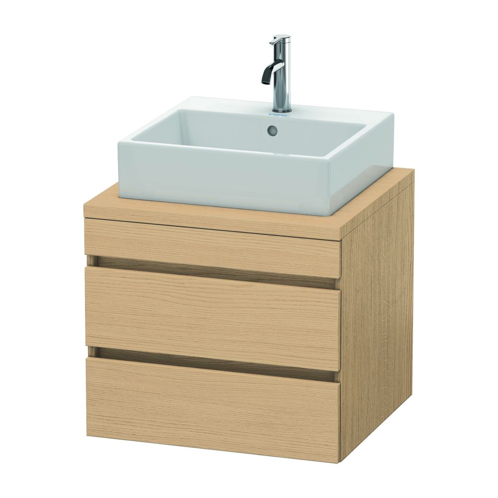 Duravit DuraStyle Konsolenwaschtischunterbau wandhäng. 548x600x512mm ohne KSP Natu... DURAVIT-DS531503030 4063382145000 (Abb. 1)
