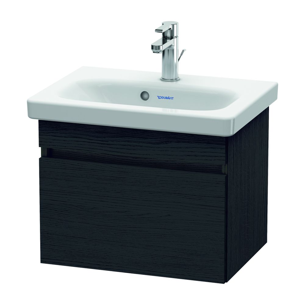 Duravit DuraStyle Waschtischunterbau wandh. 368x500x398mm, Compact Eiche Mattschwa... DURAVIT-DS630301616 4063382149848 (Abb. 2)