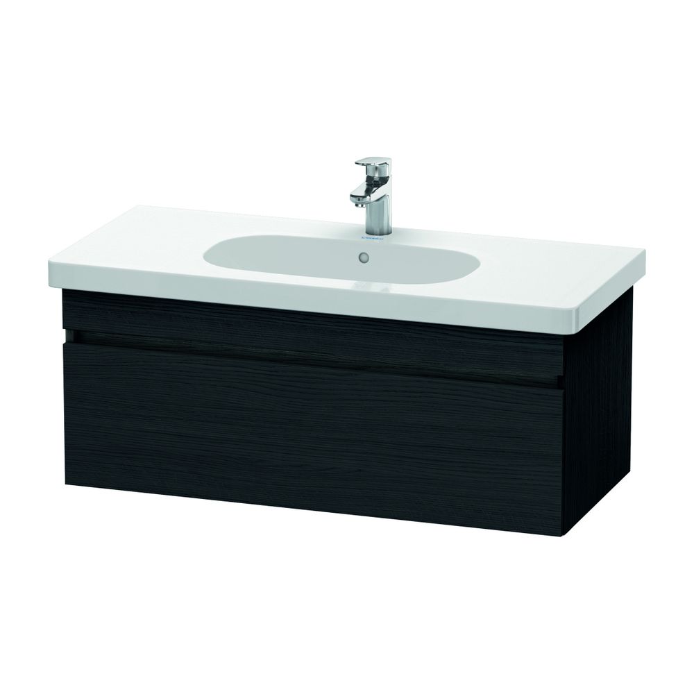 Duravit DuraStyle Waschtischunterbau wandh. 453x1000x398mm, Eiche Mattschwarz, Gri... DURAVIT-DS638501616 4063382147479 (Abb. 2)