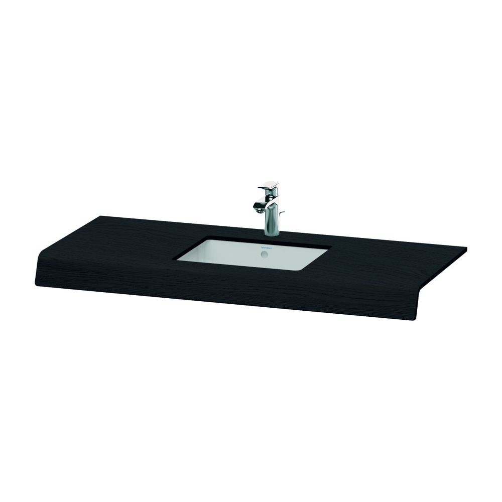 Duravit DuraStyle Konsole variabel 550x800-2000x100mm wandhäng., Eiche Mattschwarz... DURAVIT-DS828C01616 4063382149695 (Abb. 1)