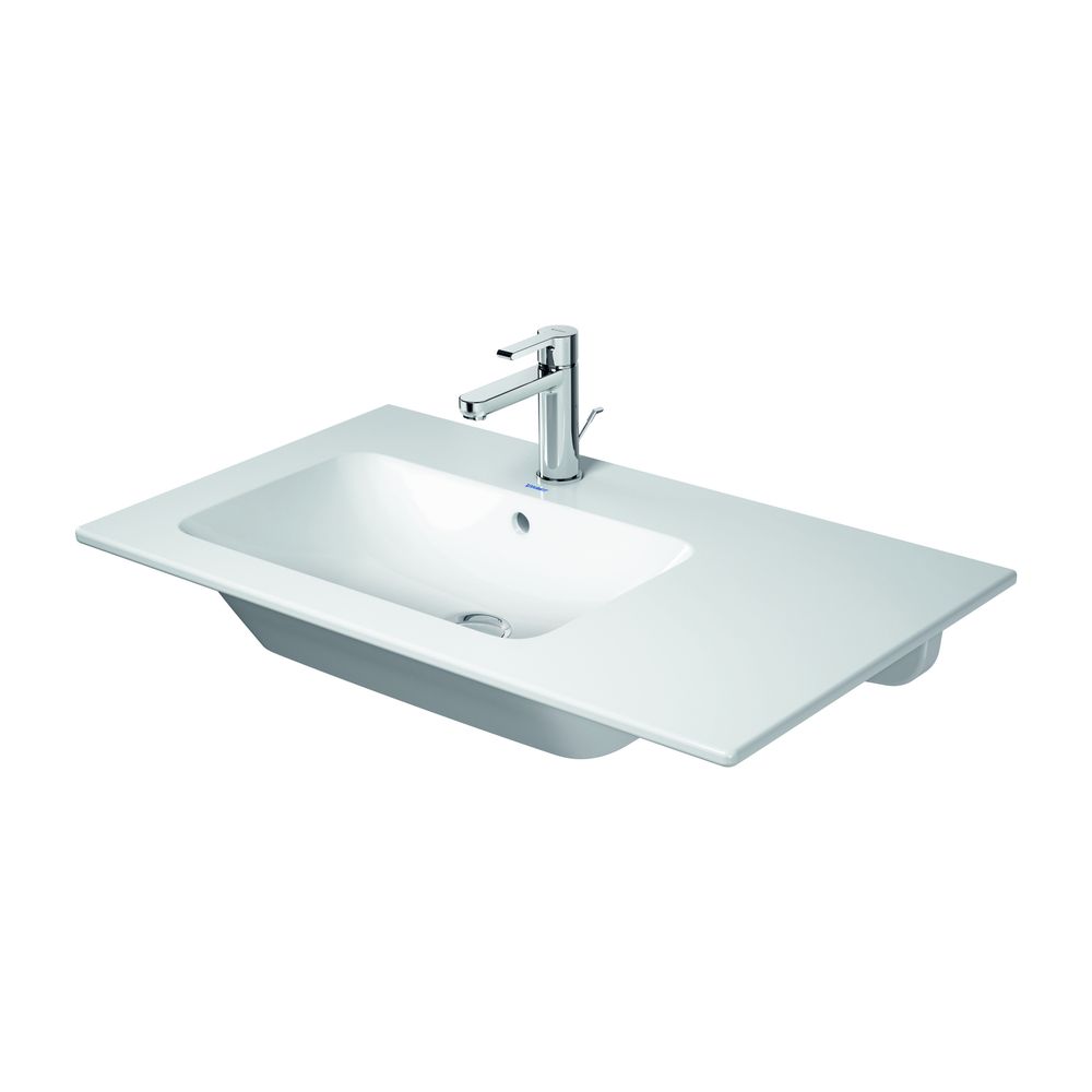 Duravit ME by Starck Waschtisch 490x830x180mm, Weiß Seidenmatt, Rechteckig, 1 Wasch... DURAVIT-2345833260 4053424893327 (Abb. 2)