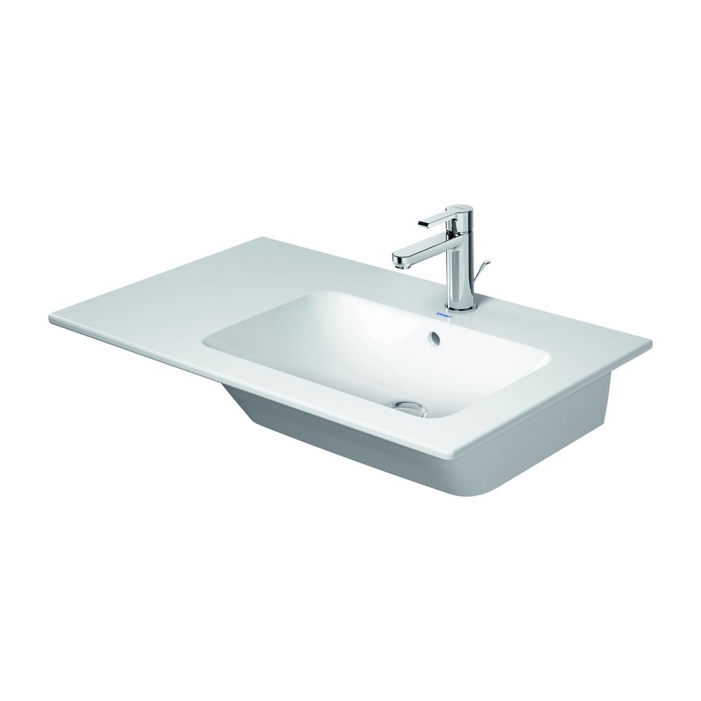 Duravit ME by Starck Waschtisch 490x830x180mm, Weiß Seidenmatt, Rechteckig, 1 Wasch... DURAVIT-2346833260 4053424893389 (Abb. 1)