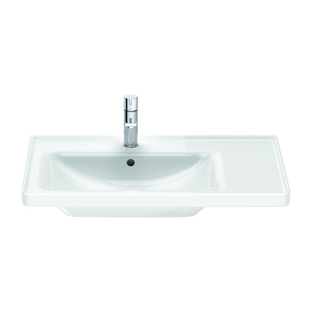 Duravit D-Neo Waschtisch 480x800x165mm, Weiß Hochglanz, Rechteckig, 1 Waschplatz L,... DURAVIT-2369800000 4063382016768 (Abb. 7)
