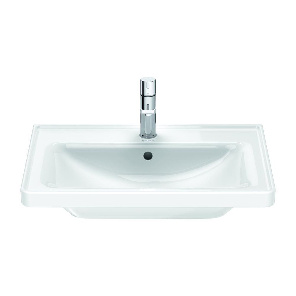 Duravit D-Neo Waschtisch 480x650x160mm, Weiß Hochglanz, Rechteckig, 1 Waschplatz/H... DURAVIT-2367650000 4063382015624 (Abb. 10)