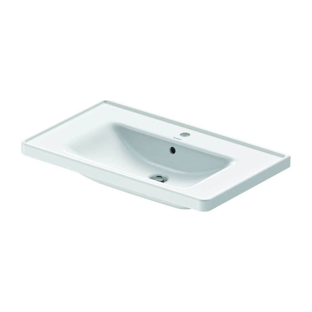 Duravit D-Neo Waschtisch 480x800x165mm, Weiß Hochglanz, Rechteckig, 1 Waschplatz/H... DURAVIT-2367800000 4053424981970 (Abb. 15)