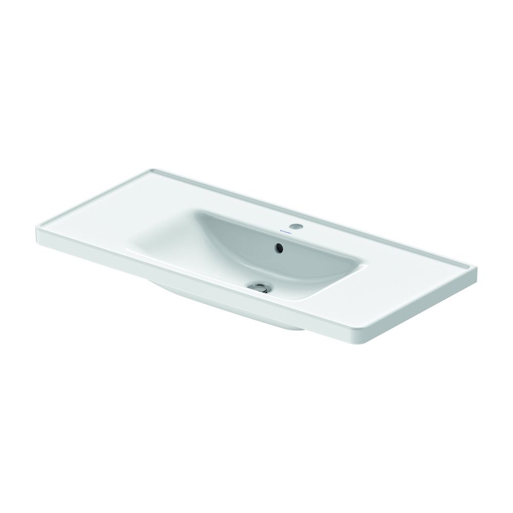 Duravit D-Neo Waschtisch 480x1005x160mm wandhäng., Weiß Hochglanz, Rechteckig, 1 Wa... DURAVIT-2367100000 4063382016096 (Abb. 8)