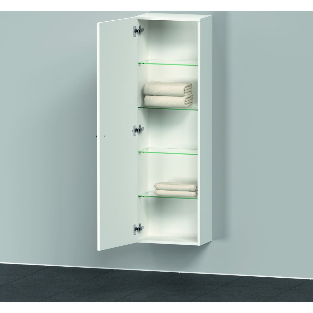 Duravit D-Neo Halbhochschrank Dekor 240x400x1320mm Rechts, Mattweiß, 1 Tür L, 4 Gl... DURAVIT-DE011801818 4063382163486 (Abb. 7)