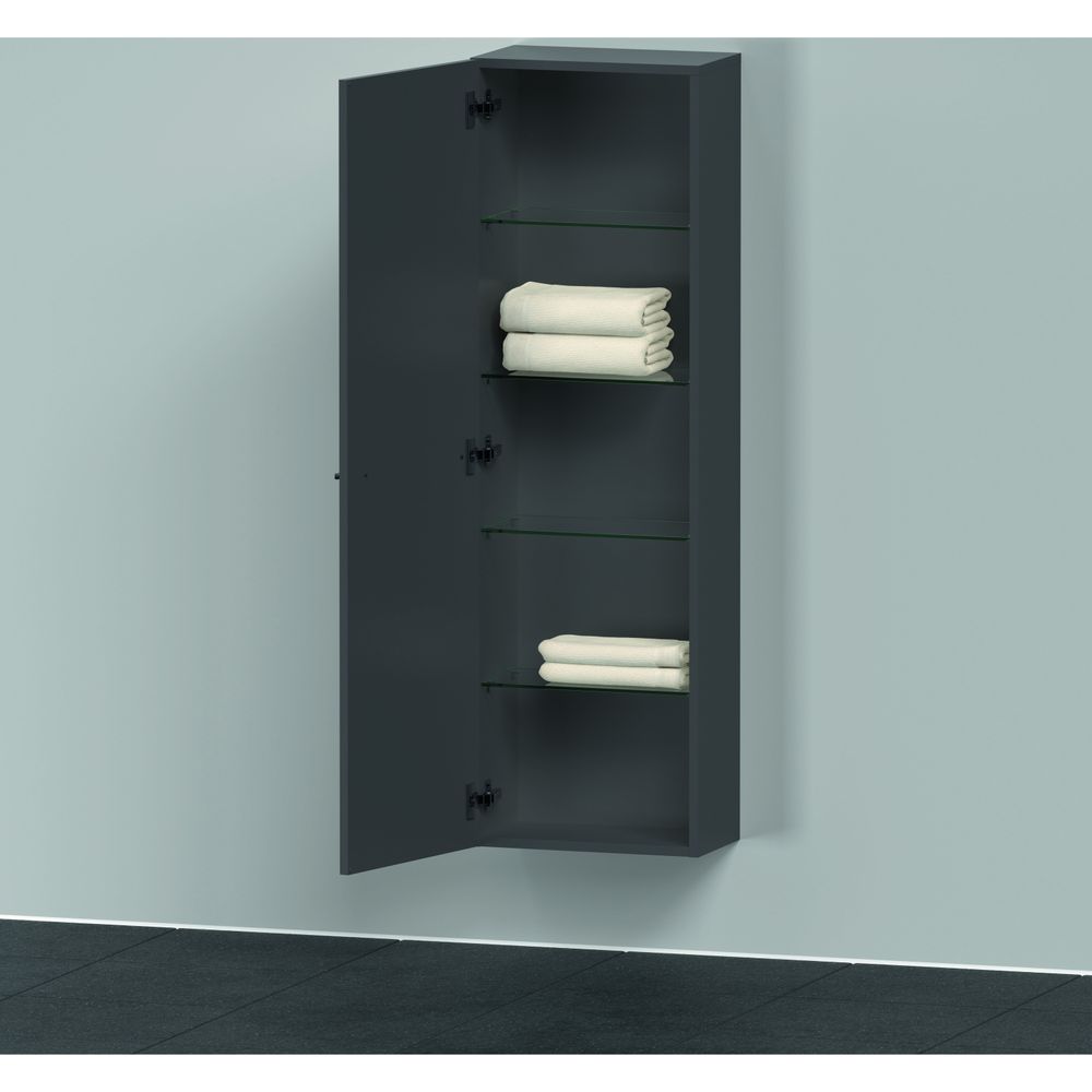 Duravit D-Neo Halbhochschrank Dekor 240x400x1320mm Rechts, Graphit Matt, 1 Tür L, ... DURAVIT-DE011804949 4063382163493 (Abb. 7)