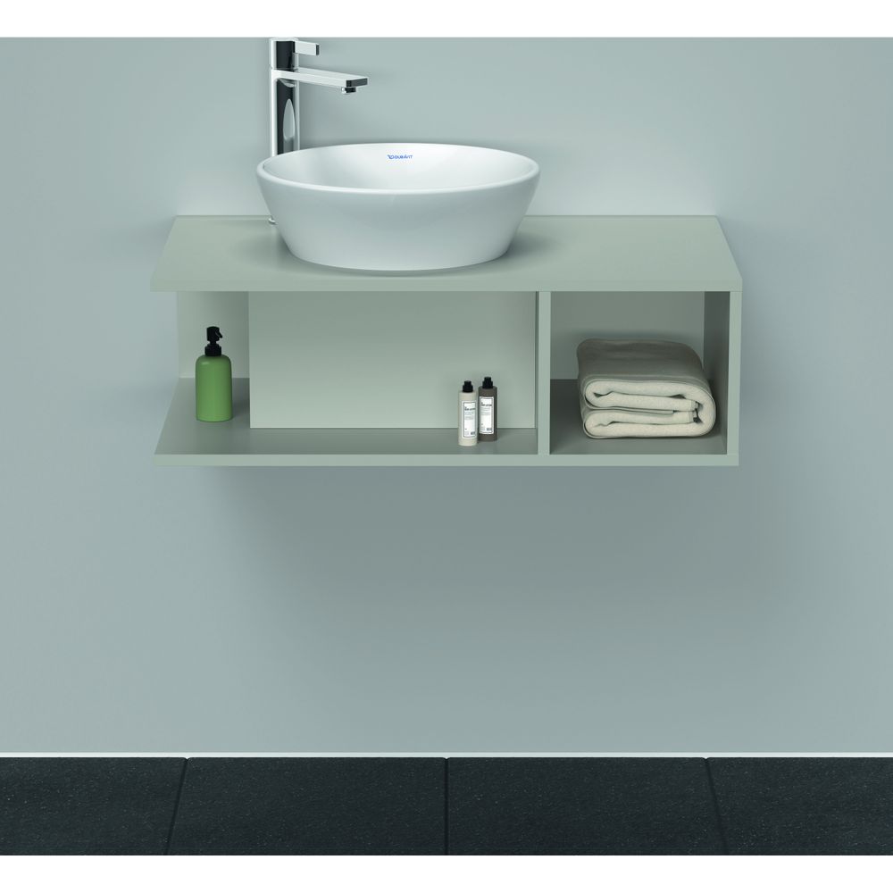 Duravit D-Neo Konsolenwaschtischunterbau wandh. 480x800x260mm, Compact, Betongrau ... DURAVIT-DE491800707 4063382110077 (Abb. 2)