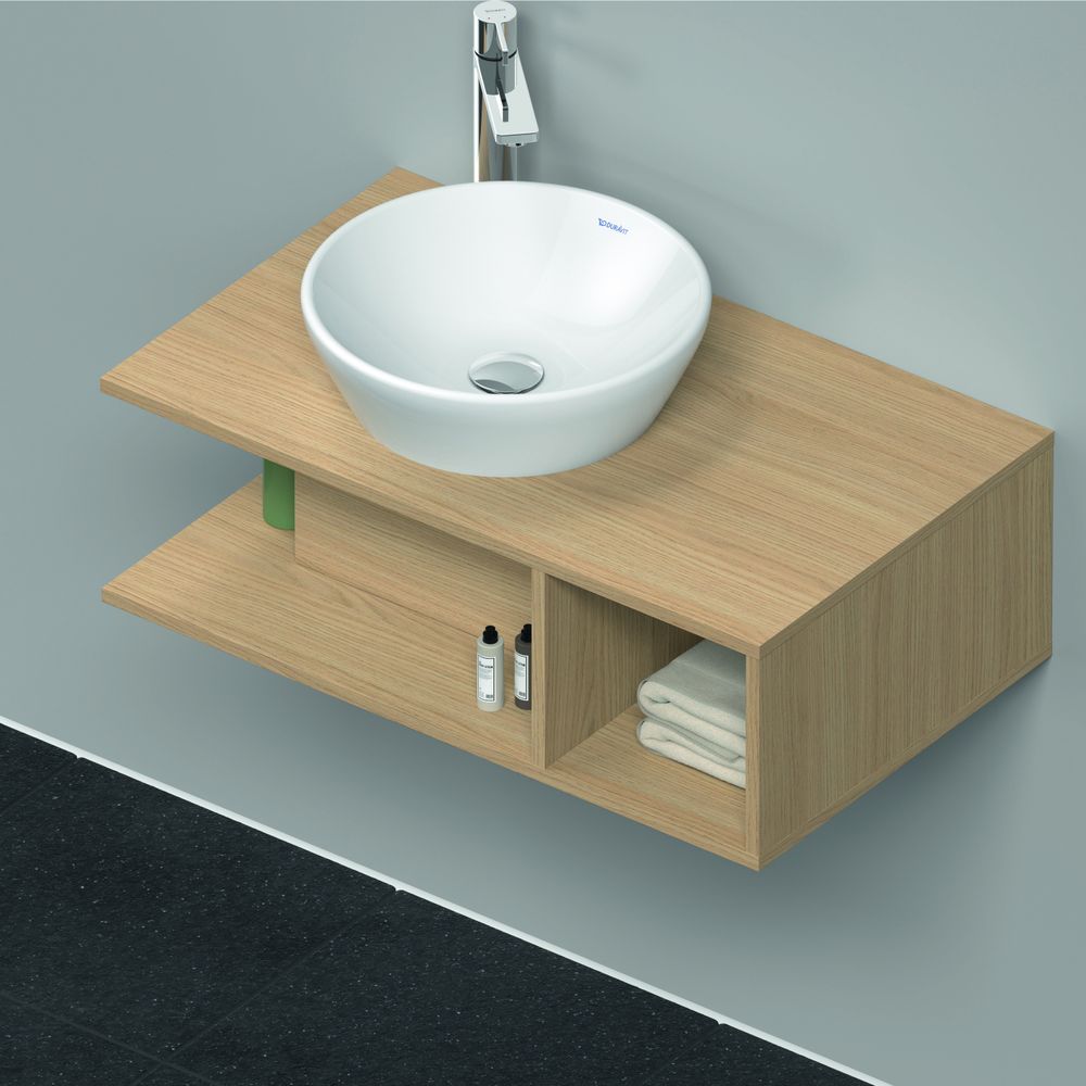 Duravit D-Neo Konsolenwaschtischunterbau wandh. 480x800x260mm, Compact, Natur Eich... DURAVIT-DE491803030 4063382110114 (Abb. 3)