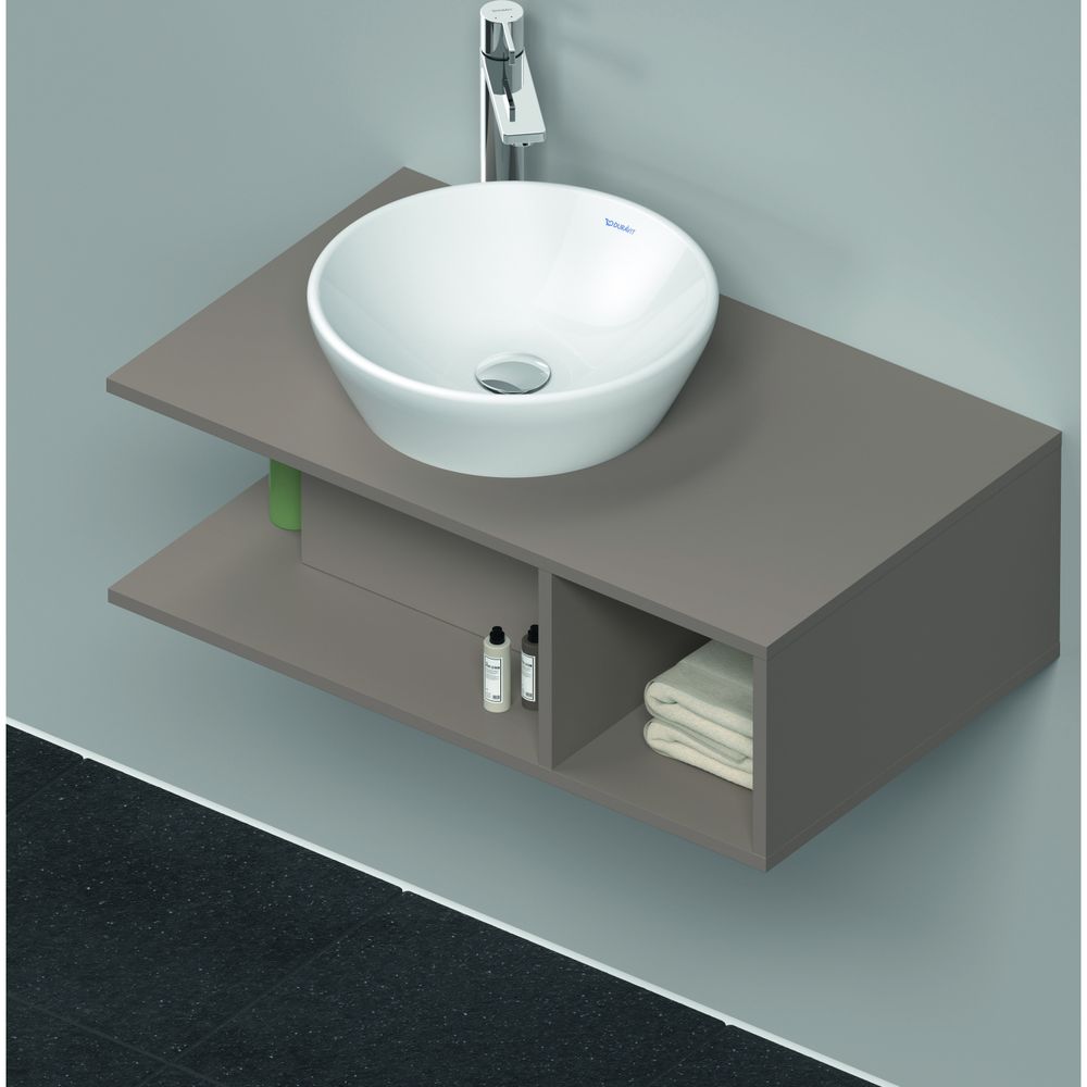 Duravit D-Neo Konsolenwaschtischunterbau wandhäng. 480x800x260mm Compact Basalt Ma... DURAVIT-DE491804343 4063382110138 (Abb. 3)