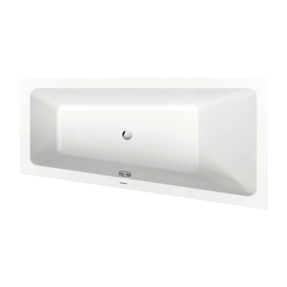 Duravit No.1 Badewanne 480x800x1500mm, 115l, Weiß glänzend, Trapezförmig, Einb... DURAVIT-700505000000000 4063382185495 (Abb. 1)