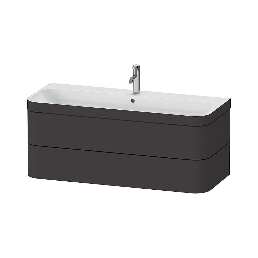Duravit Happy D.2 Waschtisch-Set C-bonded wh Lack, 490x1175x480mm, Taupe SM, 2... DURAVIT-HP4639O83830000 4067116019841 (Abb. 2)