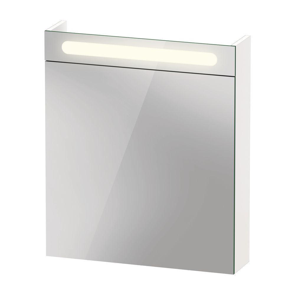 Duravit No.1 Spiegelschrank Wandmontage 148x600x700mm, Weiß, 1 Tür L, 2 Glasfa... DURAVIT-N17920L00000000 4063382219732 (Abb. 7)
