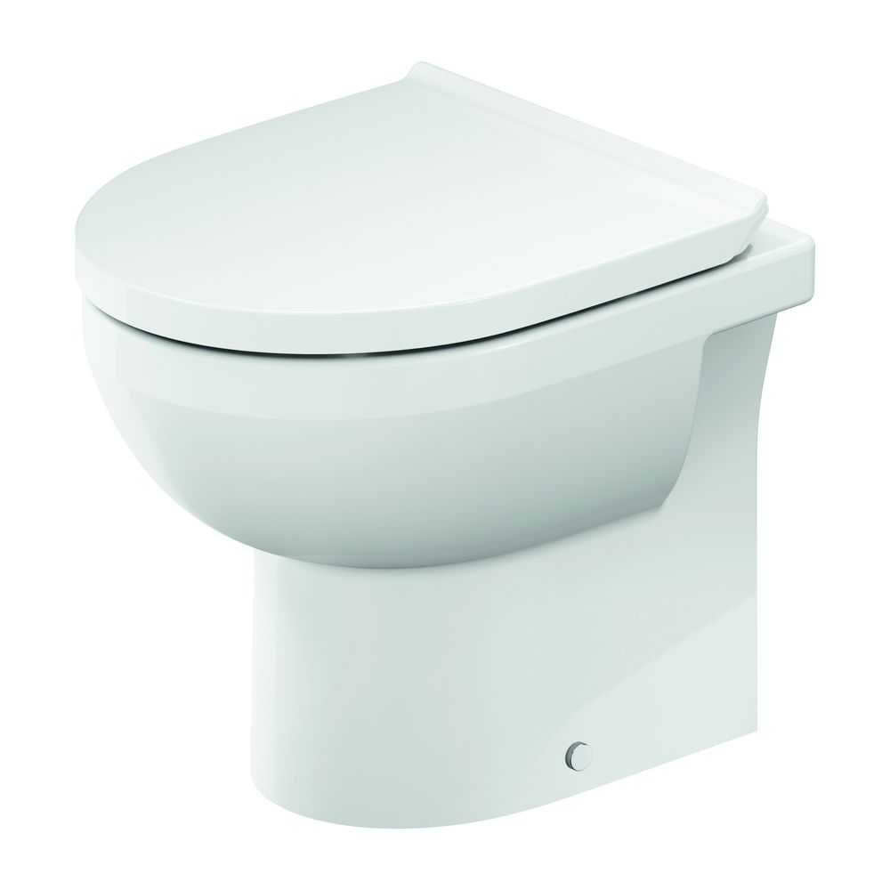 Duravit No.1 Stand WC 480x370x400mm, Weiß Hochglanz, 4,5l, Tiefspüler, rimless, wa... DURAVIT-2184090000 4053424507552 (Abb. 15)