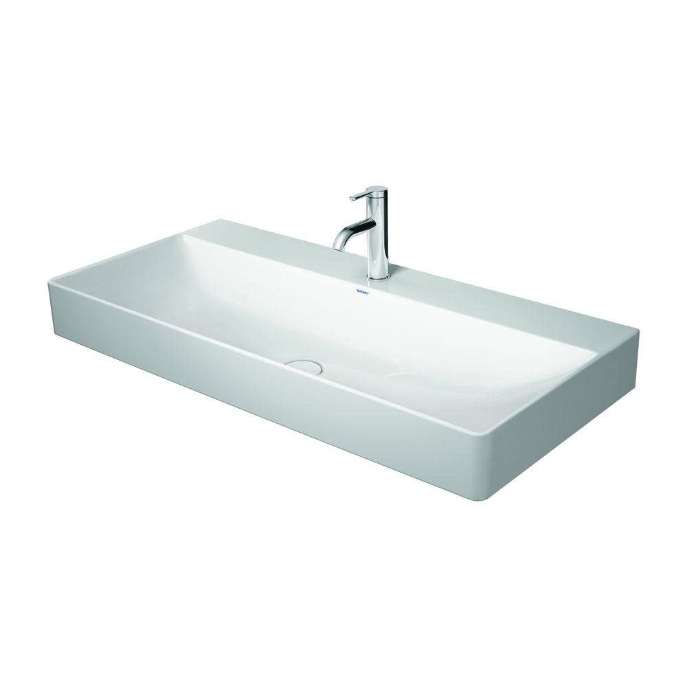 Duravit DuraSquare Waschtisch 470x1000x145mm, DuraCeram, Weiß Hochglanz, Rechteckig... DURAVIT-2353100041 4053424324173 (Abb. 3)