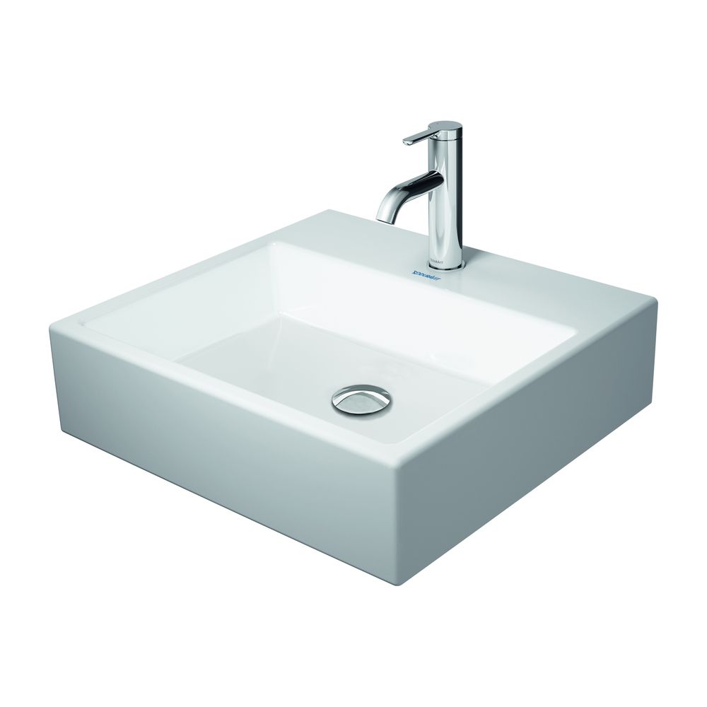 Duravit Vero Air Aufsatzbecken 500mm, Weiß Hochglanz, WonderGliss, Rechteckig, mit... DURAVIT-23525000411 4053424188874 (Abb. 1)