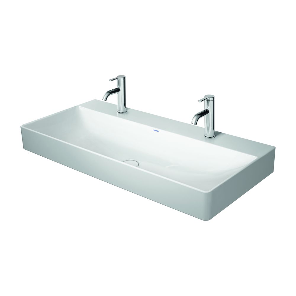Duravit DuraSquare Waschtisch 470x1000x145mm, DuraCeram, Weiß Hochglanz, Rechteckig... DURAVIT-2353100043 4053424324234 (Abb. 1)