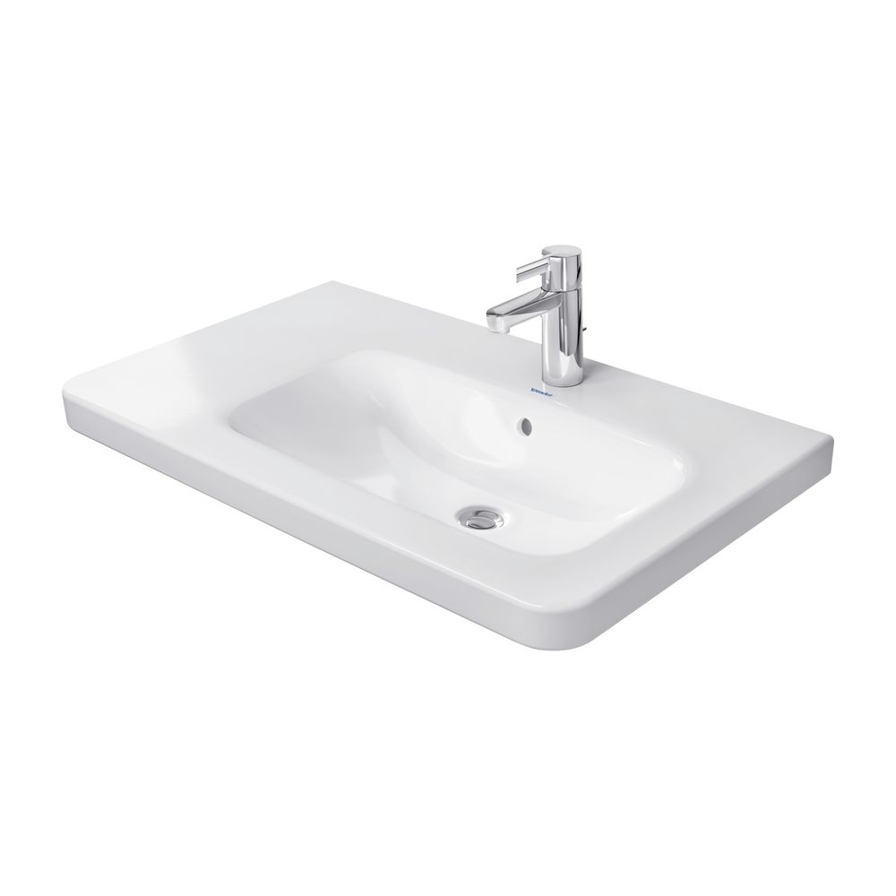 Duravit DuraStyle Waschtisch 480x800x170mm, WonderGliss, Weiß Hochglanz, Rechtecki... DURAVIT-23268000001 4021534894282 (Abb. 4)