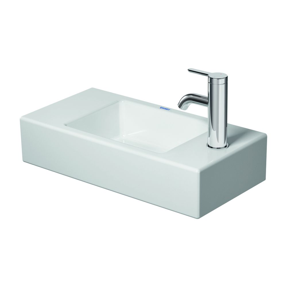Duravit Vero Air Handwaschbecken 250x500x140mm Weiß HG, WonderGliss, Rechteckig, 1... DURAVIT-07245000081 4053424180526 (Abb. 1)