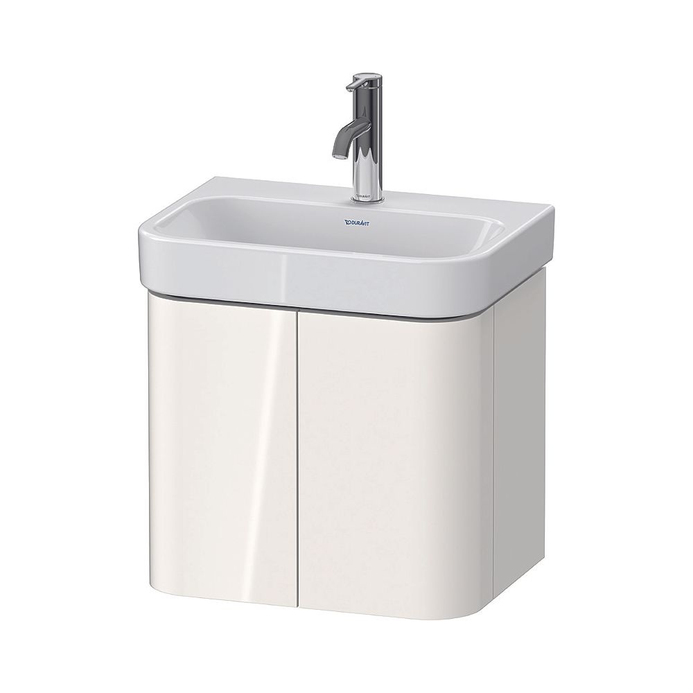 Duravit Happy D.2 Waschtischunterbau wandhäng. 350x475x415mm Weiß SM, Grifflos... DURAVIT-HP4384084840000 4067116031607 (Abb. 1)