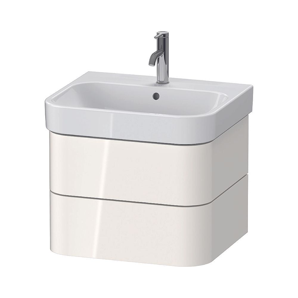 Duravit Happy D.2 Waschtischunterbau wandhäng. 490x575x415mm, Taupe SM, Griffl... DURAVIT-HP4385083830000 4067116019643 (Abb. 2)