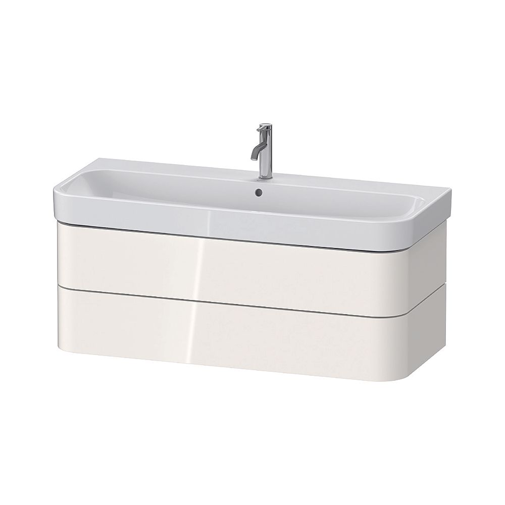 Duravit Happy D.2 Waschtischunterbau wandhäng. 490x1175x415mm, Taupe SM, Griff... DURAVIT-HP4389083830000 4067116019766 (Abb. 1)