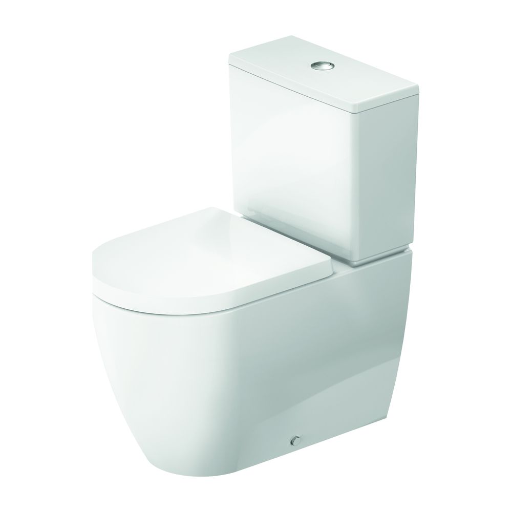 Duravit ME by Starck Stand WC für Kombination 650x370x415mm, Weiß Hochglanz, Hygien... DURAVIT-2005092000 4063382102157 (Abb. 1)