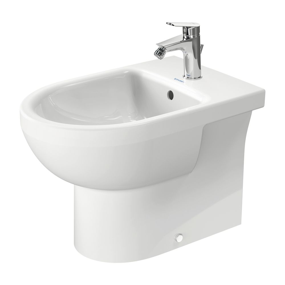 Duravit No.1 Stand Bidet 570x365x400mm, Weiß Hochglanz, 1 HL, mit Überlauf, Back to... DURAVIT-2296100000 4063382166517 (Abb. 1)