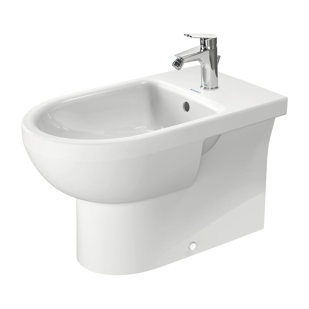 Duravit No.1 Stand Bidet 650x365x400mm, Weiß Hochglanz, 1 HL, mit Überlauf, Back to... DURAVIT-2297100000 4063382180544 (Abb. 3)