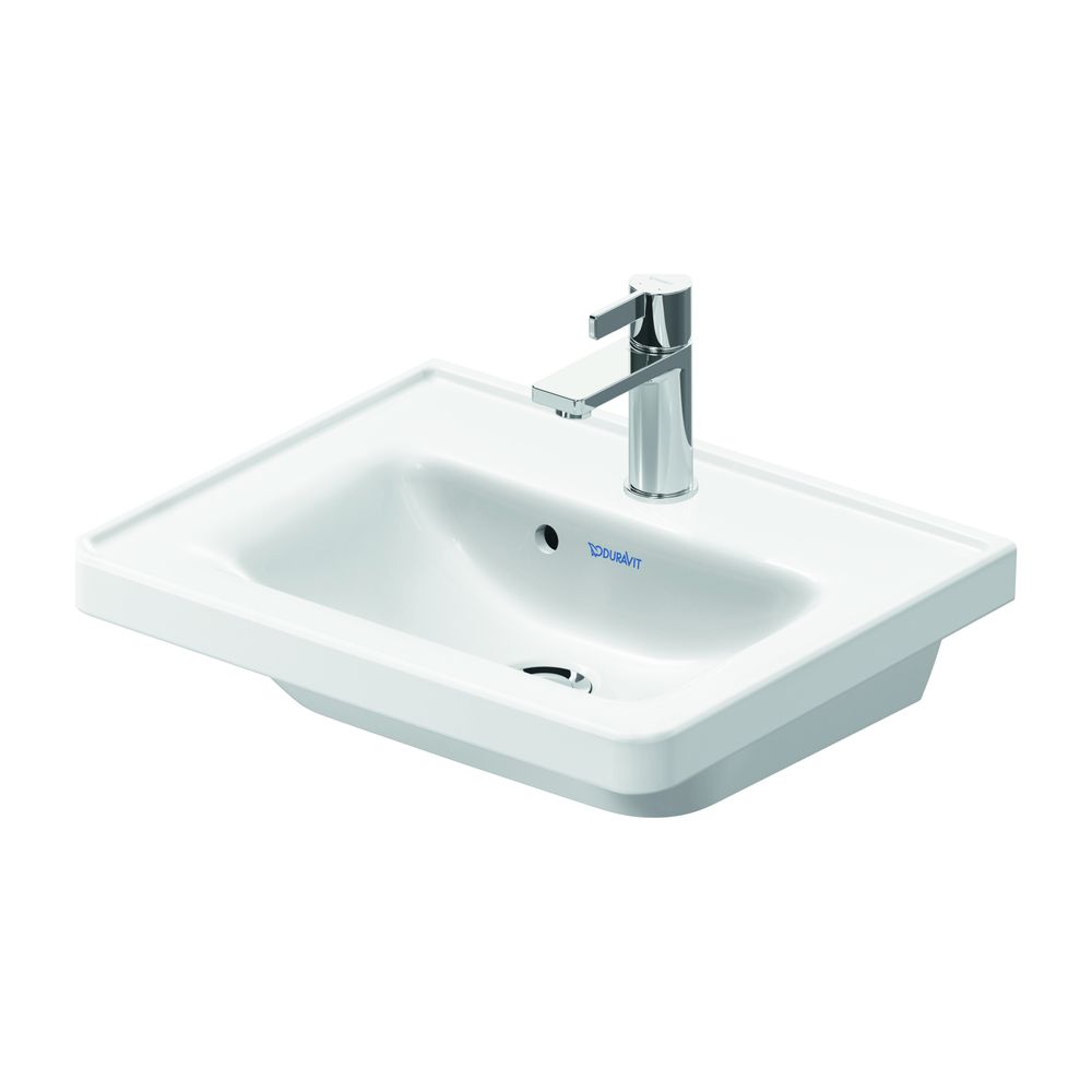 Duravit D-Neo Handwaschbecken 400x500x150mm, Weiß Hochglanz, Rechteckig,1 Waschplat... DURAVIT-0742500000 4063382167217 (Abb. 1)