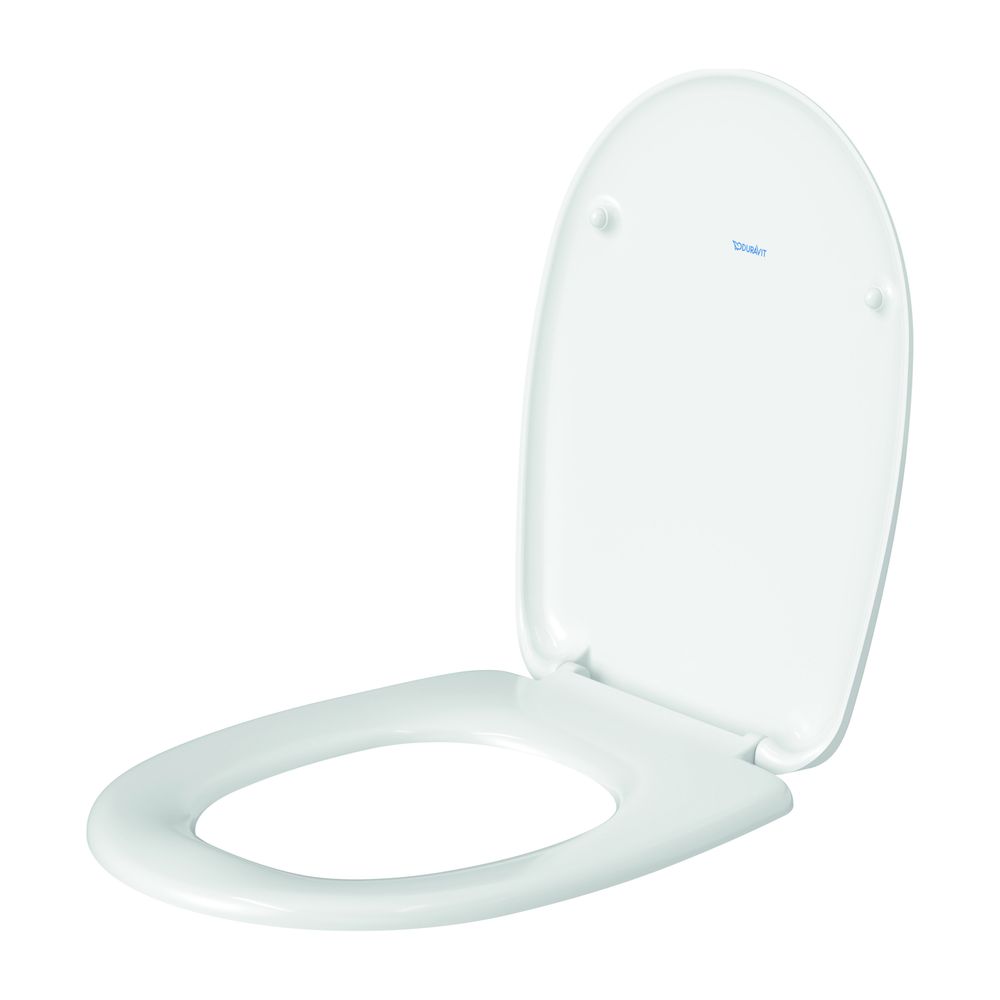 Duravit WC-Sitz, Weiß Hochglanz 360x36x443mm, ohne Absenkautomatik, Weiße Kunststof... DURAVIT-0066300000 4021534011795 (Abb. 5)