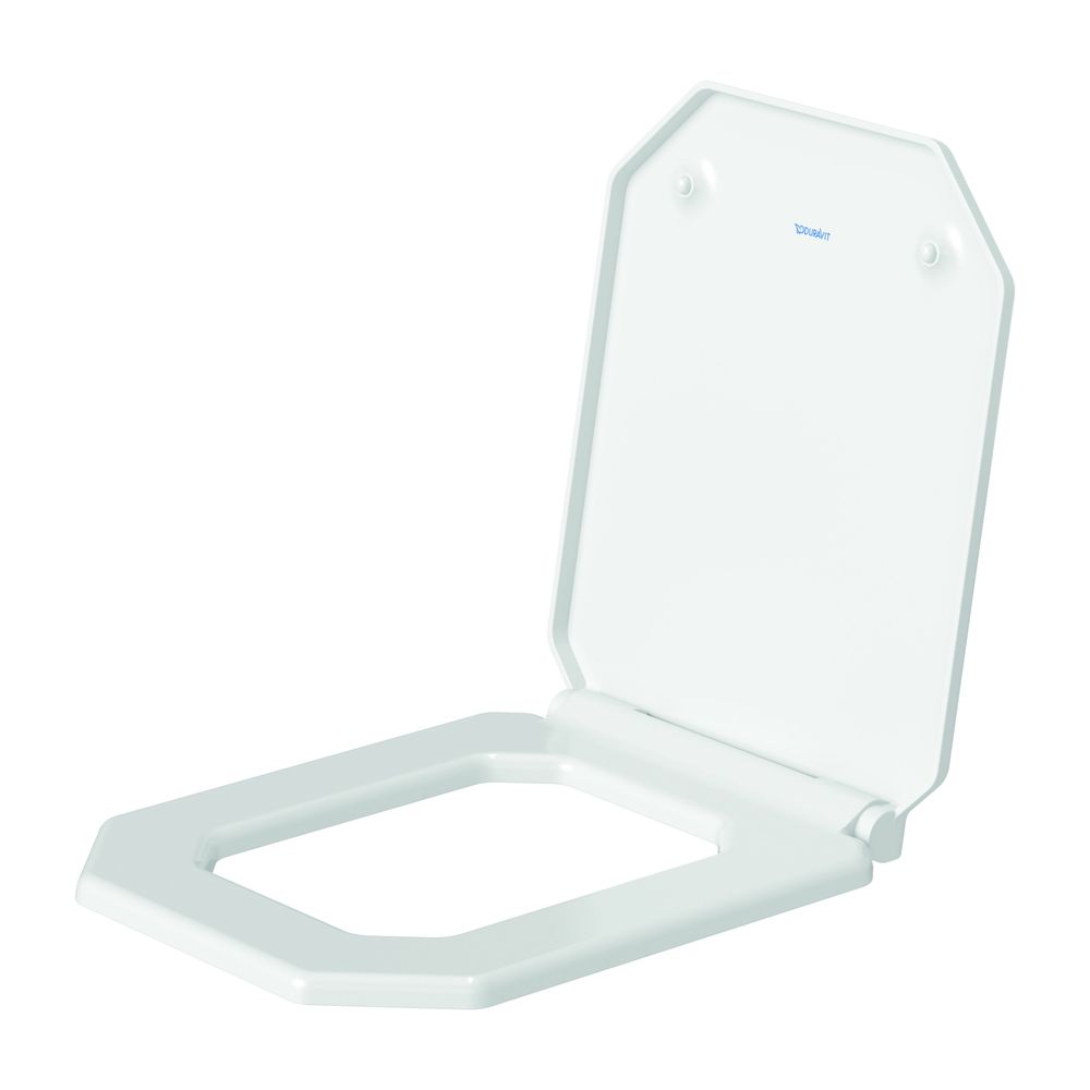 Duravit Serie 1930 WC-Sitz Weiß HG 367x36x437mm Oktogonal, mit Absenkautomatik, Sit... DURAVIT-0064890000 4053424110530 (Abb. 1)