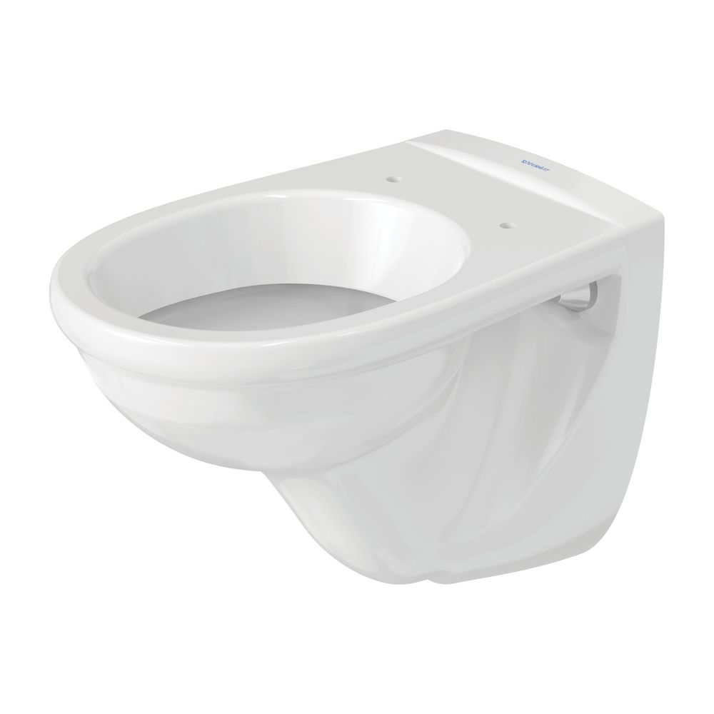 Duravit D-Code Wand-WC 560x355x385mm, Weiß Hochglanz, 6l, Tiefspüler, geschlossen, ... DURAVIT-0184090000 4021534063954 (Abb. 7)