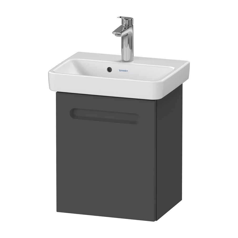 Duravit No.1 Waschtischunterbau wandhängend 316x390x478mm Graphit Matt, Folie/... DURAVIT-N14266R49490000 4063382802033 (Abb. 3)