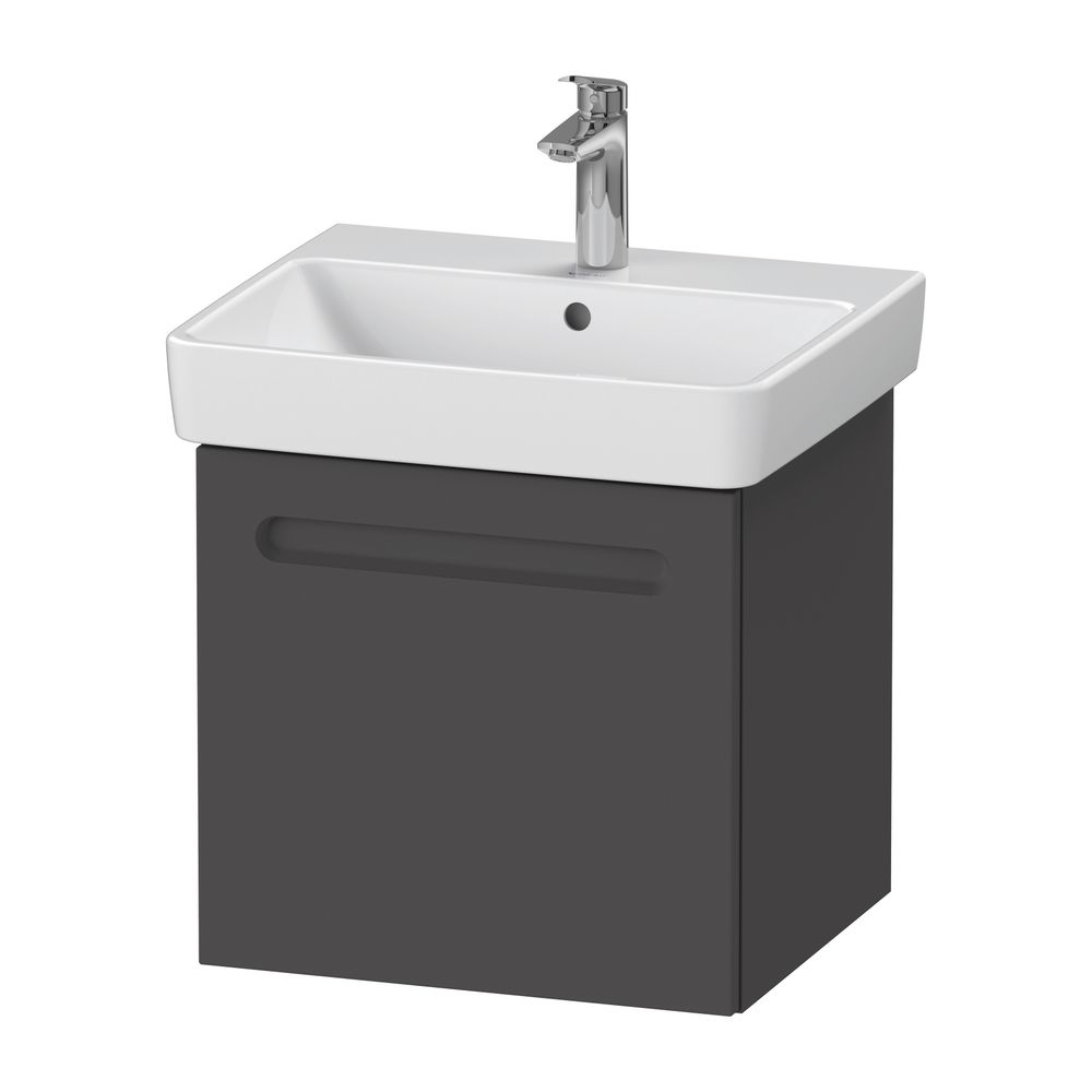 Duravit No.1 Waschtischunterbau wandhängend 426x490x478mm Graphit Matt, Folie/... DURAVIT-N14280049490000 4063382218650 (Abb. 2)