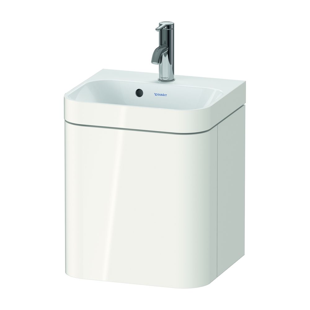 Duravit Happy D.2 Waschtisch-Set C-bonded wh Lack, 360x400x480mm Weiß Hochglan... DURAVIT-HP4634O22220000 4063382208842 (Abb. 1)