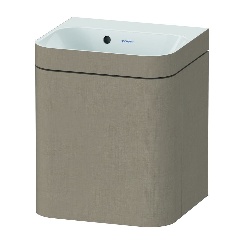 Duravit Happy D.2 Waschtisch-Set C-bonded wh Lack, 360x400x480mm Leinen Matt, ... DURAVIT-HP4634N75750000 4063382208750 (Abb. 1)