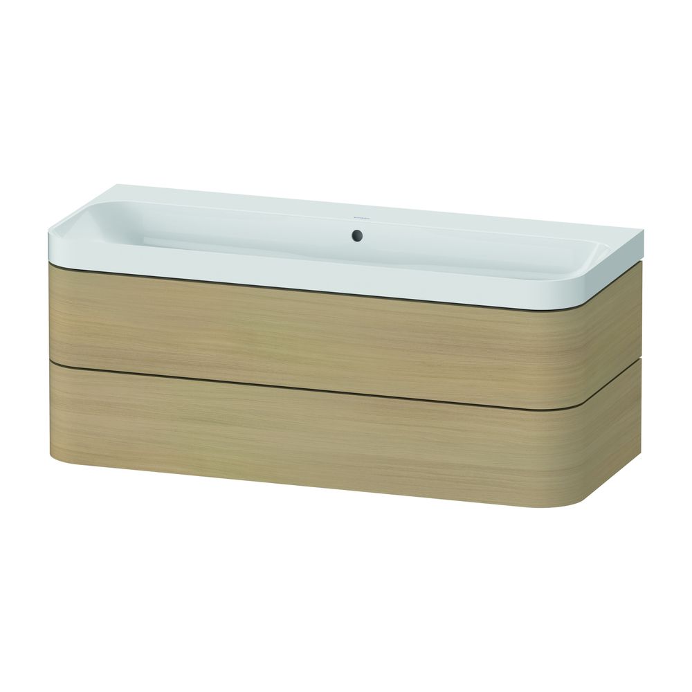 Duravit Happy D.2 Waschtisch-Set C-shaped wh Lack, 490x1175x480mm Mediterrane ... DURAVIT-HP4349N71710000 4063382214959 (Abb. 2)