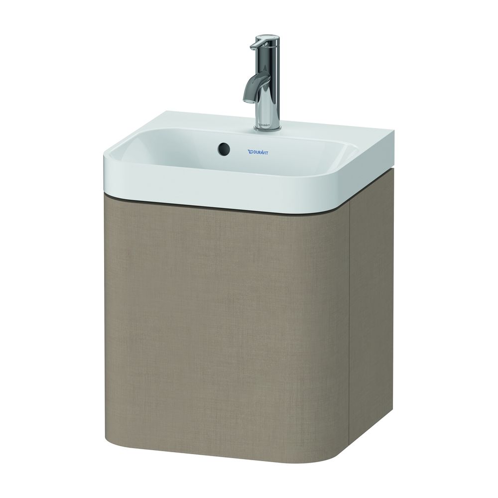 Duravit Happy D.2 Waschtisch-Set C-shaped wh Dekor 360x400x480mm Leinen Matt/ ... DURAVIT-HP4344O75750000 4063382214829 (Abb. 1)